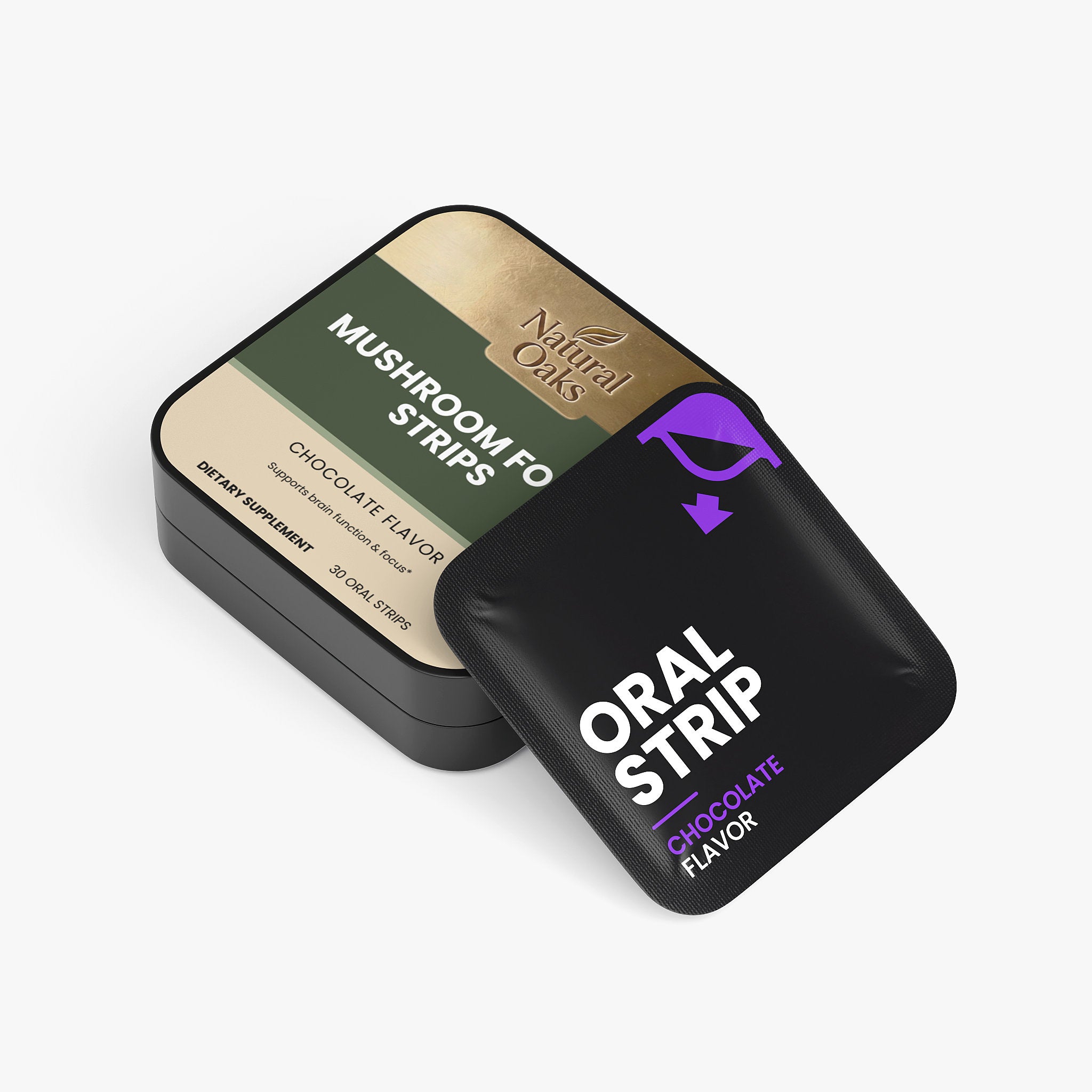 Mushroom Focus Strips – Functional Mushroom Blend | NaturalOaks