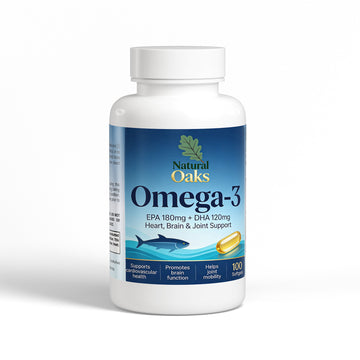 Omega-3 Fish Oil EPA 180mg DHA 120mg – Wellness | NaturalOaks
