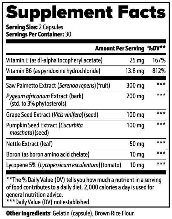 Men’s Daily Vitality Formula – Natural Support | NaturalOaks